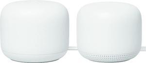 Google Nest Wifi - Home Wi-Fi System - Wi-Fi Extender - Mesh Router for Wireless Internet - 2 Pack (GA00822-US)