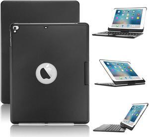 Keyboard Case for iPad 9.7 2018 2017 iPad Pro 9.7 iPad Air Werleo 7 Color Backlit Bluetooth Keyboard Case Folio Smart 360 Rotate Stand Keyboard Cover for iPad Air Air 2 iPad Pro 9.7 iPad 9.7