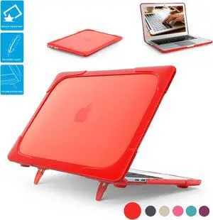 MacBook Pro 13 Inch Case 2017 & 2016 Release A1706 A1708 Protective Cover Shell Ultra Slim Rubberized Hard Case Cover with Kickstand For Apple Macbook Pro 13" with / without Touch Bar and Touch ID