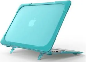 MacBook Pro Retina 13 Case Werleo Rubberized Heavy Duty Shockproof Hard Plastic Protective Case Cover with Foldable Kickstand for Apple MacBook Pro Retina 13.3" inch Model A1502 A1425