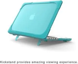 MacBook Air 13 Case Werleo Rubberized Matte Heavy Duty Shockproof Hard Plastic Protective Case Cover with Foldable Kickstand for Apple MacBook Air 13.3" inch Model A1369 A1466 Cover