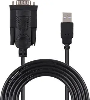 5FT USB to RS232 DB9 Cable Werleo USB 2.0 to Serial Cable Male A Converter Adapter with PL2303 Chipset for Windows 10  8.1 8 7 Vista XP 2000 Linux and Mac OS X 10.6 and Above