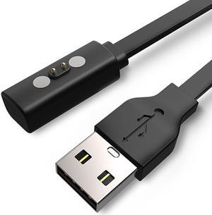 WERLEO Charger for Pebble Time Time Steel Time Round Pebble 2+ Pebble 2SE -  USB Charging Cable 100cm - Heart Rate Smartwatch Accessories