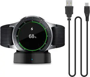 Updated Charger Compatible with New Samsung Galaxy Smart Watch 2018 42mm 46mm Replacement Charging Dock Cradle for Samsung Galaxy Smart Watch SM-R800 SM-R810 SM-R815 with a Charging Cable
