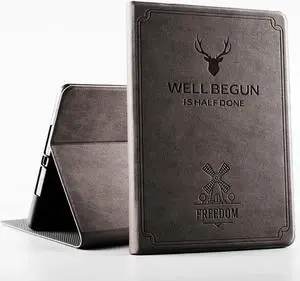 iPad 9.7 2018 2017 Case / iPad Air 2 Case / iPad Air Case Slim Leather Stand Cover Shell Lightweight Multi-Angle Viewing Folio Cover with Auto Sleep/Wake for Apple iPad 6th / 5th Gen iPad Air 2