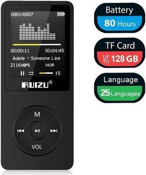 MP3 Player Werleo Ultra Slim Music Player with FM Radio Voice Recorder Video Play Text Reading 80 Hours Playback and Expandable Up to 128 GB