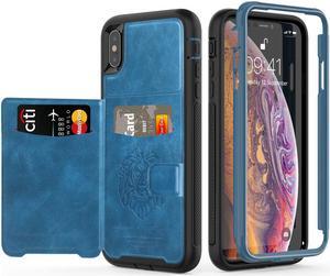 iPhone Xs Max Wallet Case, iPhone Xs Max 6.5'' 2018 Wallet Case with PU Leather Card Holder Slot Shockproof Protective Case for Apple iPhone Xs Max 6.5 inches 2018