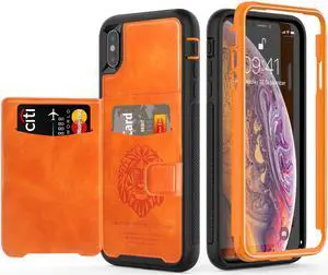iPhone Xs Max Wallet Case, iPhone Xs Max 6.5'' 2018 Wallet Case with PU Leather Card Holder Slot Shockproof Protective Case for Apple iPhone Xs Max 6.5 inches 2018
