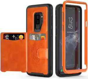Galaxy S9 Plus Wallet Case Samsung S9 Plus Wallet Case with Card Holder Slots Shockproof Protective Case for Samsung Galaxy S9 Plus 6.2 inch (2018)