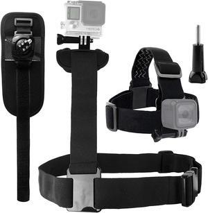 Werleo Shoulder Harnes Head Strap and Wrist Mount Bundle compatible with Gopro Hero 7, 6, 5, Black, Session, Hero 4, Session, Black, Silver, Hero+ LCD, 3+, 3, 2, 1 Werleo Shoulder Harnes Head Strap and Wrist Mount Bundle compatible with Gopro Hero 7, 6, 5, Black, Session, Hero 4, Session, Black, Silver, Hero+ LCD, 3+, 3, 2, 1