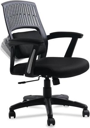 CLATINA Ergonomic Office Chair with Adjustable Height Adjustable Back Tilt Thick Rotatable Mid-Back Cushion Padding Armrest for Home Office