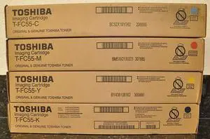 Toshiba  Standard Yield Toner Cartridge Set (T-FC55)  C, M, B, Y