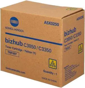 Konica Minolta TNP-49Y Yellow Toner Cartridge (A95W230)