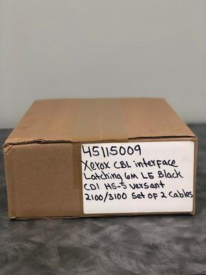 Set of 2 Xerox Versant 2100/3100 S CBL Interface, Latching 6M Blk CABLES
