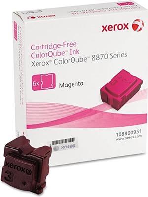 Xerox ColorQube 8870, 8880 Magenta Solid Ink Cartridges (6 Sticks) 108R951