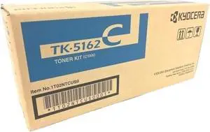 Kyocera TK-5162C Original Toner Cartridge - Cyan - Laser - 12000 Pages - 1 Each