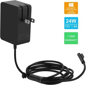 24W 15V 1.6A Surface Go Charger Power Supply for Microsoft Surface Go/Surface Pro 4 Core m3/Surface Pro 3 Core m3/Surface Pro 2017 Core m3 Tablet/Surface Laptop Core m3 Carrying Case