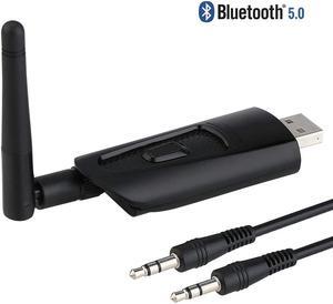 WERLEO Aptx Low Latency USB Bluetooth Audio Transmitter Adapter for TV PC Laptop Mac PS4 Nintendo Switch Wireless Audio Dongle with Antenna Pair 2 Headphones Simultaneously No Lip Sync Delay