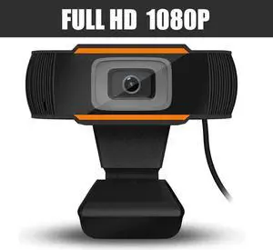 1080P HD Webcam with Microphone Streaming Computer Web Camera with 110-Degree Wide View Angle, USB PC Webcam for Video Calling Recording Conferencing