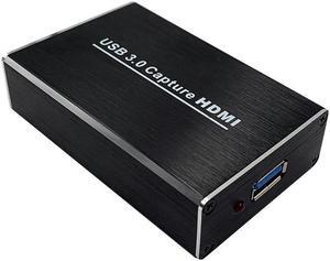 WERLEO HDMI Capture HDMI to USB 3.0 Full HD 1080P Live Video Capture Game Capture Recording Box HDMI USB 3.0 Adapter Video and Audio Grabber for Windows Mac OS and Linus