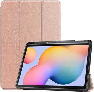 Case for Galaxy Tab S6 Lite 10.4 inch PU Leather Smart Cover with Stand & Pen Holder for Samsung Galaxy Tab S6 Lite 10.4 2020 2022 SM-P610/P613/P615/P619