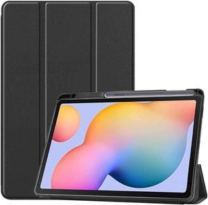Case for Galaxy Tab S6 Lite 10.4 inch PU Leather Smart Cover with Stand & Pen Holder for Samsung Galaxy Tab S6 Lite 10.4 2020 2022 SM-P610/P613/P615/P619