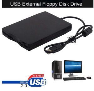 3.5" USB External FDD Floppy Disk Drive Portable 1.44 MB 2HD for PC Windows 98/ME/2000/XP/Vista/Windows 7/8/10,for Mac