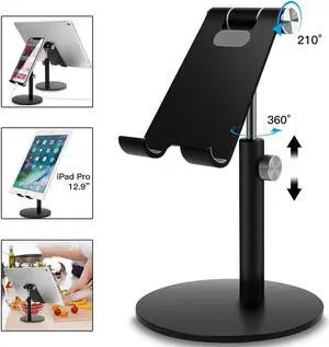 Adjustable Tablet Phone Stand Telescopic Adjustable iPad Stand Holder Universal Multi Angle Aluminum Stand for iPhone Smart Cell Phone / Tablet / iPad (4-13 inch)