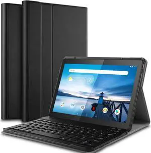 Keyboard Case for Lenovo TAB M10 Tablet TB-X605F TB-X605L Removable Detachable PU Leather Bluetooth Keyboard Cover for Lenovo TAB M10 Tablet