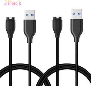 Garmin Fenix 6 6S 6X Pro Sapphire Charger 2-Pack Charger Cable for Garmin Fenix 5 5S 5X Plus, Forerunner 935 945 45 45S 245, Approach S10 S40 S60 X10, Quatix 5 Sapphire, Vivoactive 3 4 4S