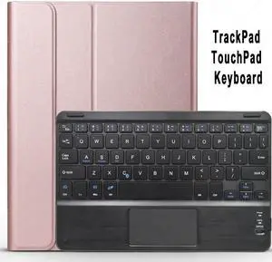 Wireless Bluetooth Keyboard Case for Samsung Galaxy Tab S7 2020 Model SM-T870 SM-875 PU Leather Protective Cover with wireless Detachable Keyboard and Touchpad