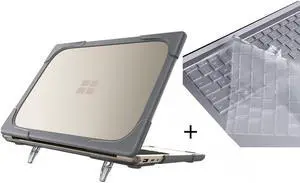 Surface Laptop 3 15 inch Case with Keyboard Cover [Heavy Duty] Slim Rubberized Shockproof Hard Cover with Fold Kickstand for Microsoft Surface Laptop 3 15 inch cover Model 1873