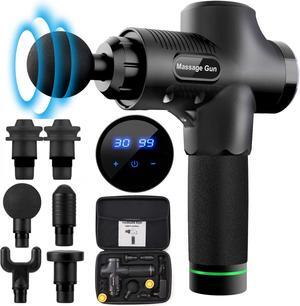 Massage Gun Handheld Deep Muscle Massager Cordless Vibration Massage Device Helps Relieve Muscle Soreness and Stiffness