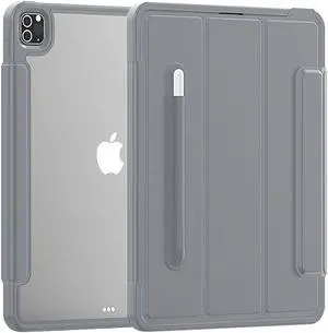 iPad Pro 12.9 inch Case 2020 2018 with Stand / Pencil Holder, Auto Wake/Sleep - Support Pencil Wireless Charging - Smart Protective Cover for iPad Pro 12.9 inch 2020 2018