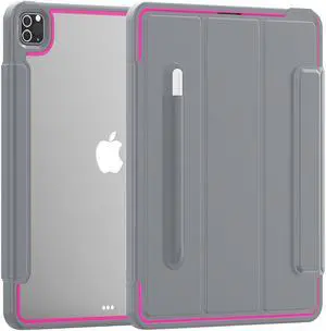 iPad Pro 12.9 inch Case 2020 2018 with Stand / Pencil Holder, Auto Wake/Sleep - Support Pencil Wireless Charging - Smart Protective Cover for iPad Pro 12.9 inch 2020 2018
