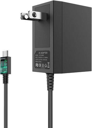 Switch Charger for Nintendo Switch and Switch Lite Charger, AC Power Supply Adapter Compatible with Nintendo Switch, 15V/2.6A Support TV Mode, Fast Charger for Nintendo Switch