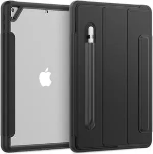 iPad 8th Generation 2020 / iPad 7th Generation 2019 Case with Pencil Holder Smart Stand Cover with Auto Wake Sleep for iPad 10.2" iPad 8th Gen 2020 and iPad 7th Gen 2019