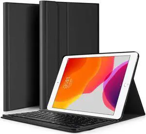 Wireless Keyboard Case for New iPad 8 Generation 10.2 inch 2020 and iPad 10.2 inch 2019  Smart Stand Case with Detachable Keyboard for iPad 10.2 inches 2019 / iPad 8 10.2" 2020