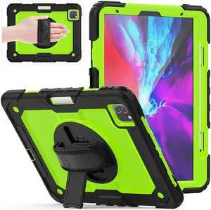 Case for iPad Air 5 / Air 4 10.9 inch 2022 2020 and iPad Pro 11 inch 2021 2020 2018 with 360 Degree Rotating / Shoulder Strap Protective Cover
