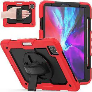 Case for iPad Air 5 / Air 4 10.9 inch 2022 2020 and iPad Pro 11 inch 2021 2020 2018 with 360 Degree Rotating / Shoulder Strap Protective Cover