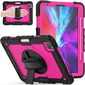 Case for iPad Air 5 / Air 4 10.9 inch 2022 2020 and iPad Pro 11 inch 2021 2020 2018 with 360 Degree Rotating / Shoulder Strap Protective Cover