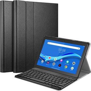 Keyboard Case for Lenovo Smart Tab M10 HD TB-X505F / M10 TB-X605F 10.1 inch Tablet Slim Shell Lightweight Stand Cover with Detachable Wireless Bluetooth Keyboard Black