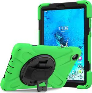 Case for Lenovo Tab M8 HD / Tab M8 HD LTE / Smart Tab M8 Case, Heavy Duty Impact Resistant Drop Protective Shockproof Cover Multi Viewing Angles Stand Hanle Hand Strap Carrying Shoulder Strap