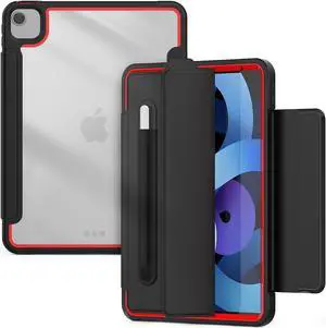 iPad Air 4 10.9 2020 Case with Pencil Holder Smart Stand Cover with Auto Wake Sleep for iPad Air 4th Generation 10.9 Inch Model A2324 A2072 A2316 A2325