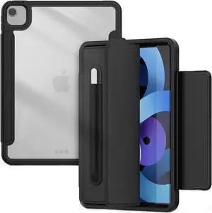 iPad Air 4 10.9 2020 Case with Pencil Holder Smart Stand Cover with Auto Wake Sleep for iPad Air 4th Generation 10.9 Inch Model A2324 A2072 A2316 A2325
