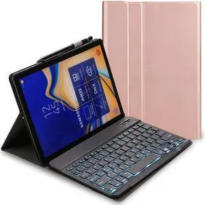 Keyboard Case for Lenovo Tab M10 HD (2nd Gen) 10.1 inch 2020 TB-X306F / TB-X306X Detachable Wireless 7 Colors Backlit Keyboard Stand Cover for Lenovo Tab M10 HD 2nd Generation 10.1" 2020