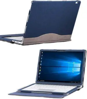Case for Microsoft Surface Book 3 / Book 2 15 inch PU Leather Detachable Protective Folio Cover with Pen Holder for 15 Inch Microsoft Surface Book 3 / 2