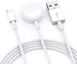 Apple Watch Charger iPhone Charging Cable 2 in 1 Charger Wireless Portable USB Charger Cord Compatible for Apple Watch Series SE/6/5/4/3/2/1 iPhone 12/11pro/XS/XR/8/7