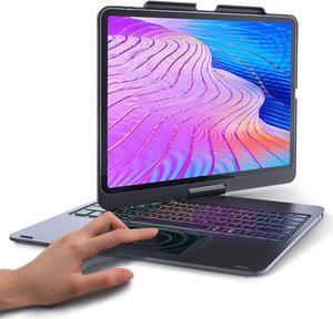 Backlight Wireless Keyboard Case for iPad Pro 12.9 inch 2020 2018 – Touchpad Keyboard Compatible with iPad Pro 12.9 3rd / 4th Generation with Pencil Holder