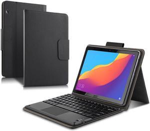 Surface Go Case with Touchpad Keyboard & Pen Holder - Stand PU Leather Cover Wireless Keyboard Case for Microsoft  Surface Go 3 2021 / Surface Go 2 2020 / Surface Go 2018